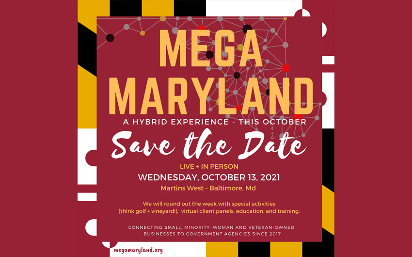  Join us on Wednesday, October 13th  at Martins West in Baltimore, MD for Mega  Maryland Small Business Conference 
